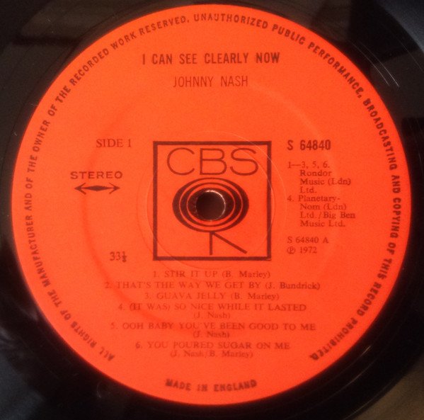 Johnny Nash - I Can See Clearly Now - Imagen 3