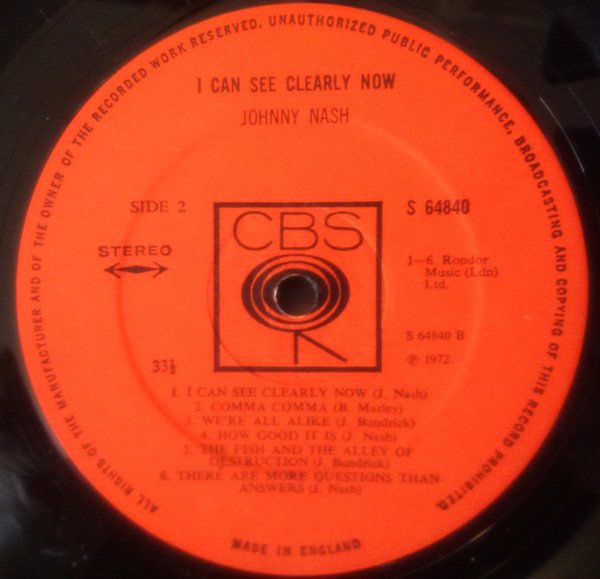 Johnny Nash - I Can See Clearly Now - Imagen 4