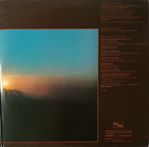 Stevie Wonder - Talking Book - Imagen 3