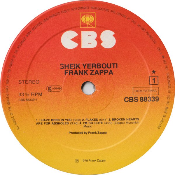 Frank Zappa - Sheik Yerbouti - Imagen 5