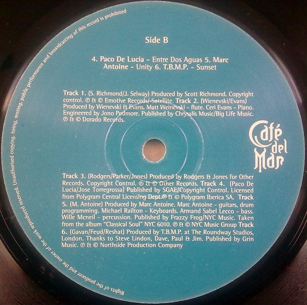 Various - Café Del Mar - Volumen Dos - Image 4