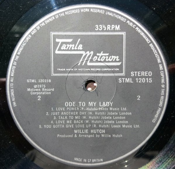 Willie Hutch - Ode To My Lady - Image 5