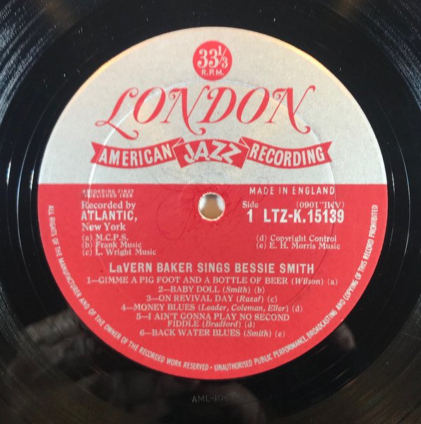 LaVern Baker - Sings Bessie Smith - Image 3