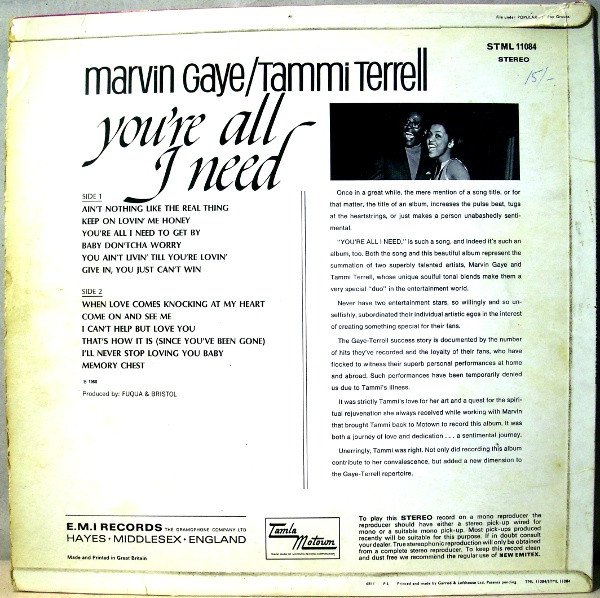 Marvin Gaye & Tammi Terrell - You're All I Need - Image 2