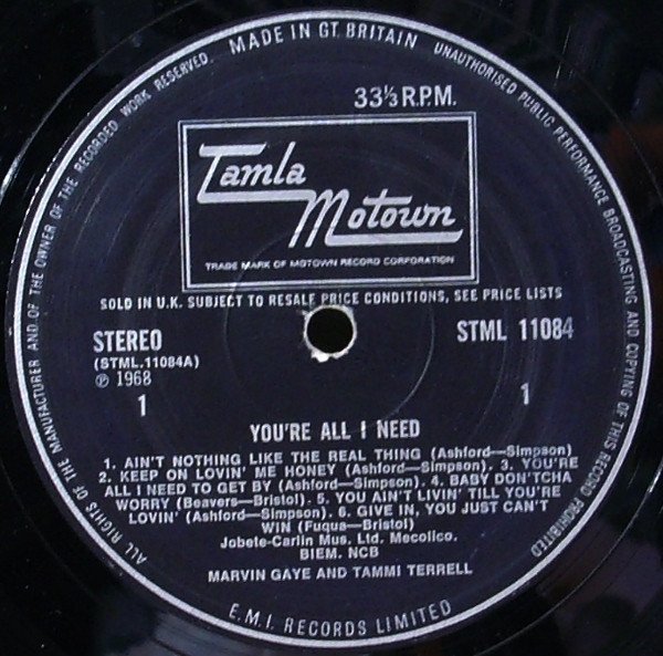 Marvin Gaye & Tammi Terrell - You're All I Need - Image 3
