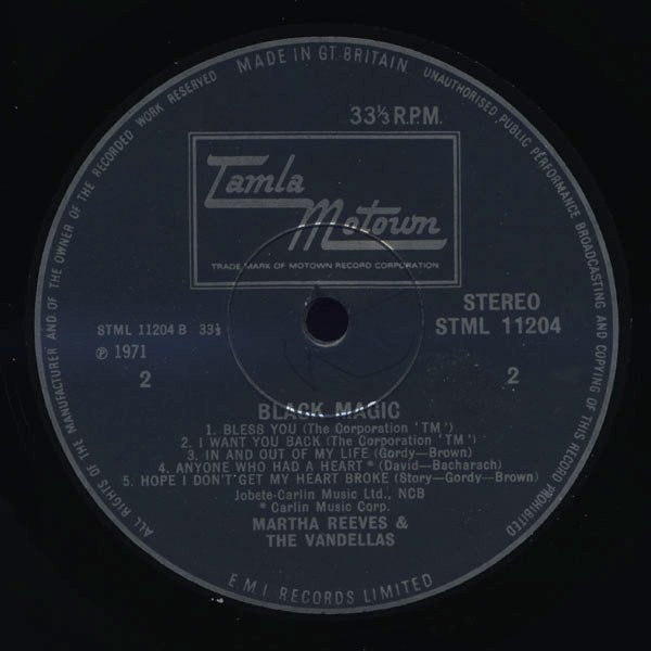 Martha Reeves & The Vandellas - Black Magic - Image 4
