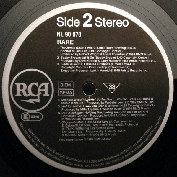 Various - Rare (A Rare Collection Of Grooves) - Imagen 3