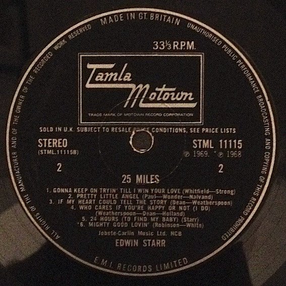 Edwin Starr - 25 Miles - Image 4