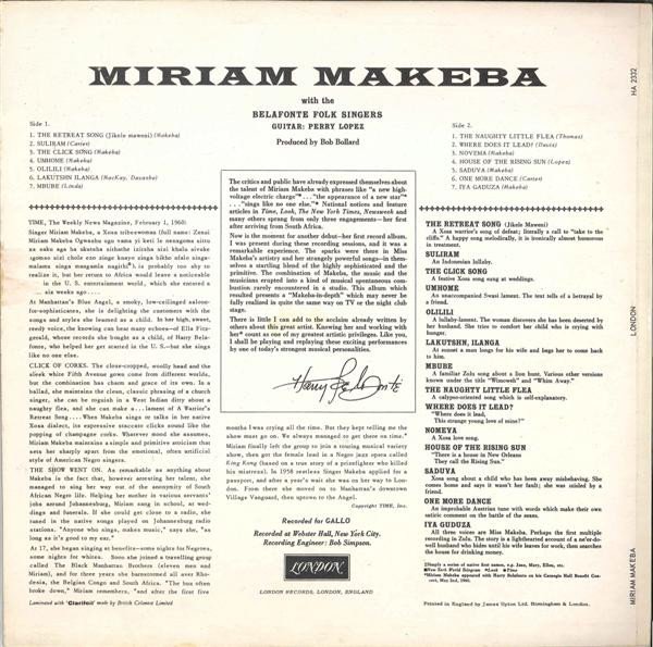 Miriam Makeba - Miriam Makeba - Image 2