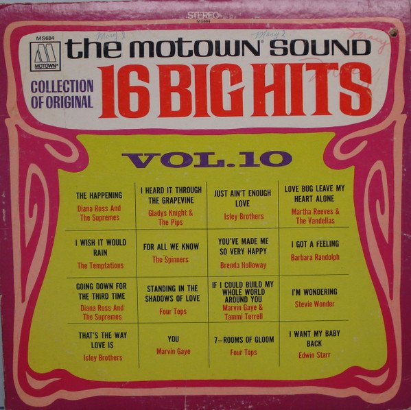 Various - The Motown Sound - 16 Big Hits Vol. 10