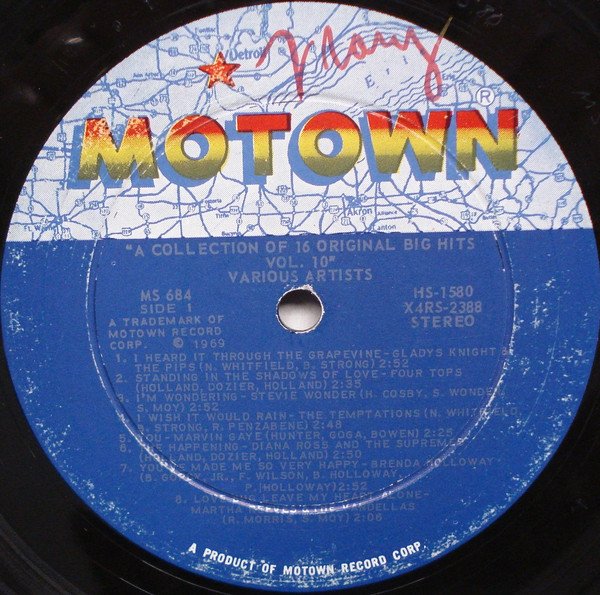 Various - The Motown Sound - 16 Big Hits Vol. 10 - Imagen 3