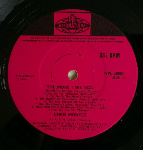 Chris Montez - The More I See You - Image 3