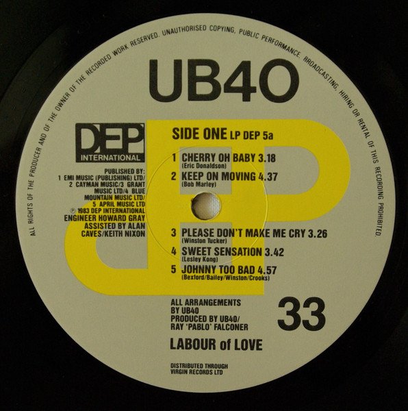 UB40 - Labour Of Love - Imagen 3