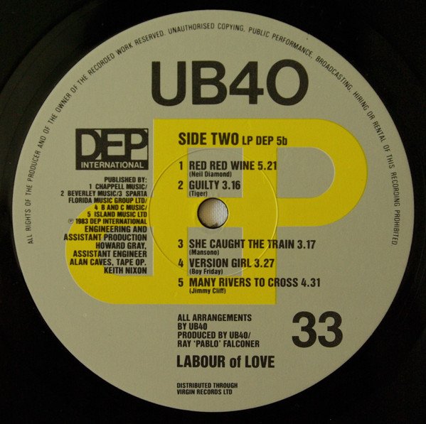 UB40 - Labour Of Love - Imagen 4