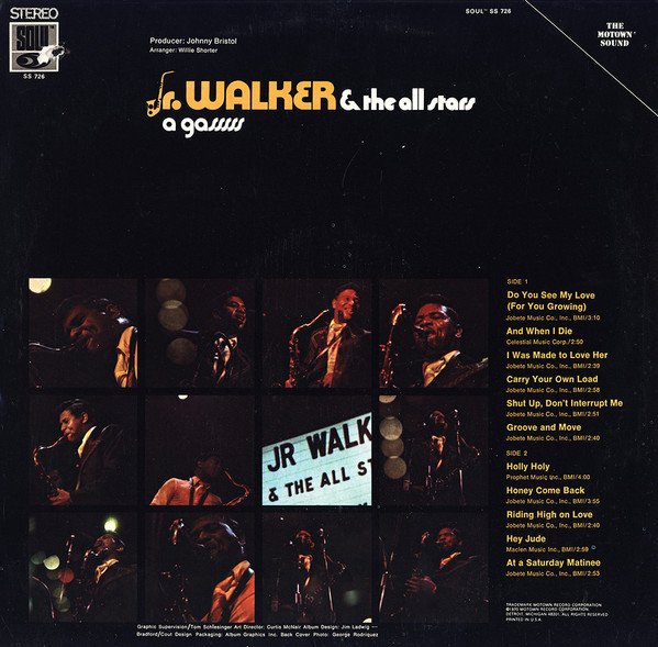 Jr. Walker & The All Stars* - A Gasssss - Imagen 2