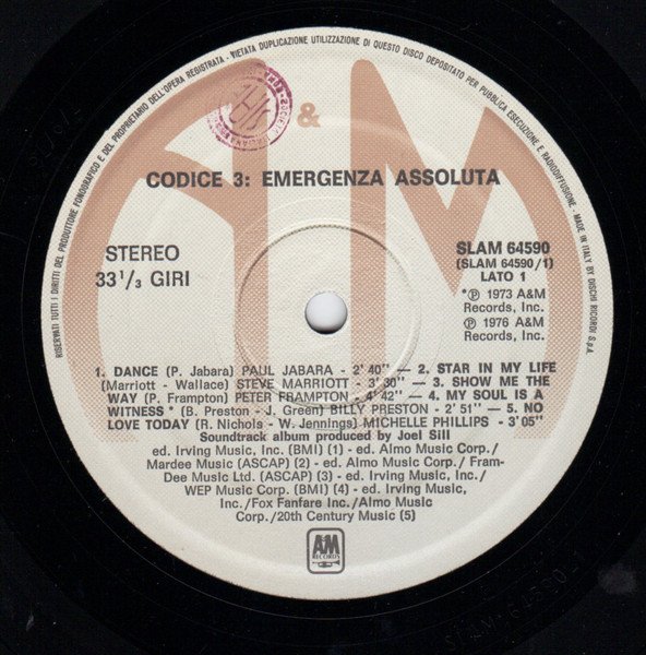 Various - Codice 3: Emergenza Assoluta (Mother, Jugs & Speed) - Colonna Sonora Originale - Imagen 3