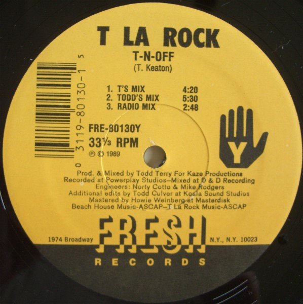 T La Rock - Housin' With The T's / T-N-Off - Imagen 2