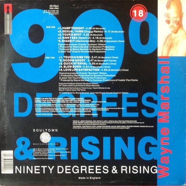 Wayne Marshall - Ninety Degrees & Rising - Image 2