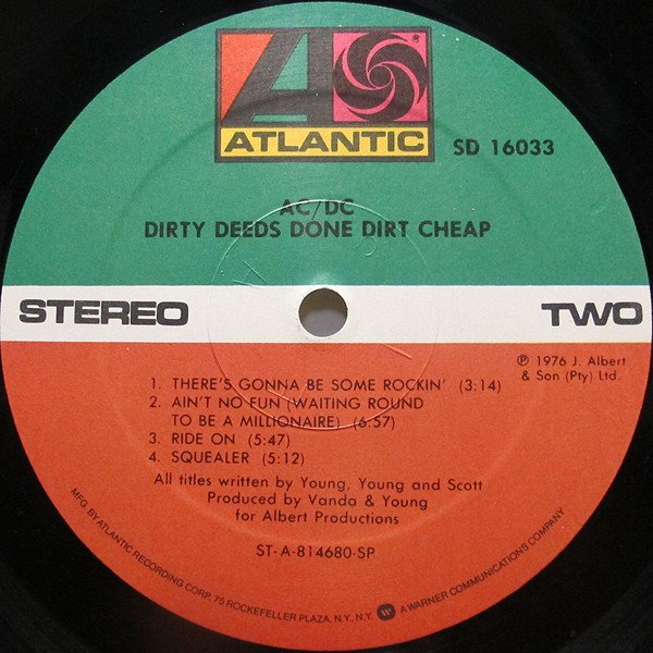 AC/DC - Dirty Deeds Done Dirt Cheap - Imagen 4