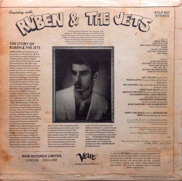 The Mothers Of Invention* - Cruising With Ruben & The Jets - Image 3