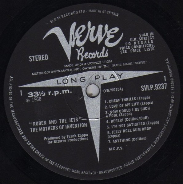 The Mothers Of Invention* - Cruising With Ruben & The Jets - Image 4