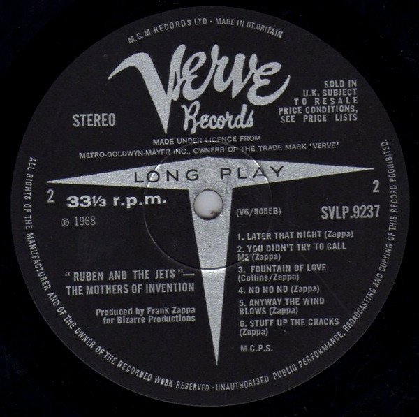 The Mothers Of Invention* - Cruising With Ruben & The Jets - Image 5