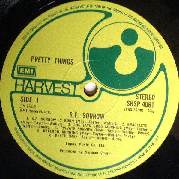 Pretty Things* - S.F. Sorrow And Parachute - Image 5