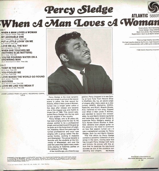 Percy Sledge - When A Man Loves A Woman - Imagen 2
