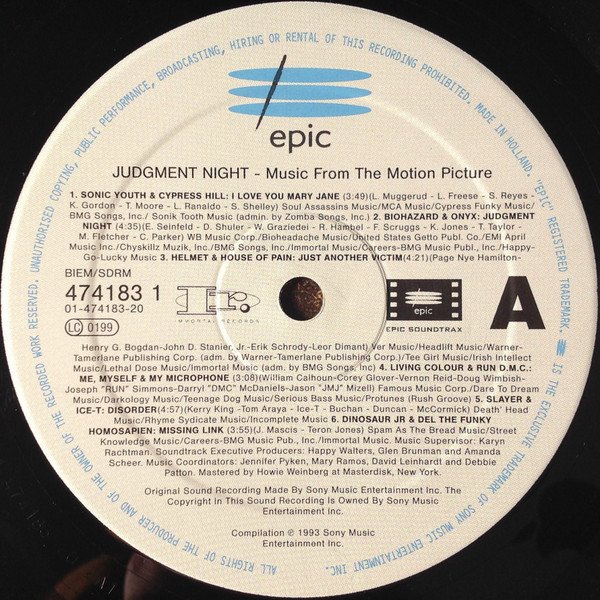 Various - Judgment Night (Music From The Motion Picture) - Image 3