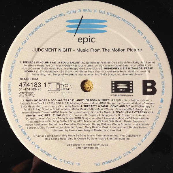 Various - Judgment Night (Music From The Motion Picture) - Image 4