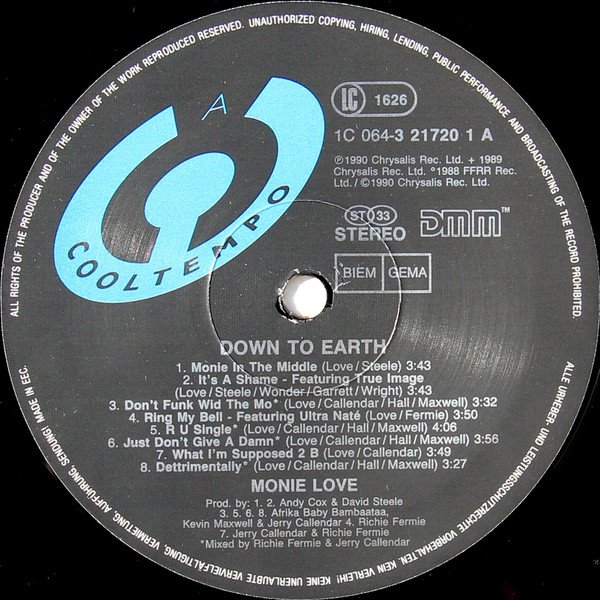 Monie Love - Down To Earth - Image 3