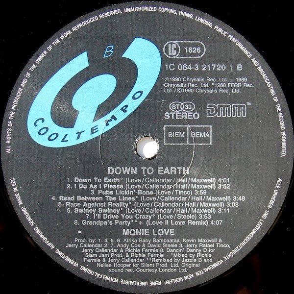 Monie Love - Down To Earth - Image 4