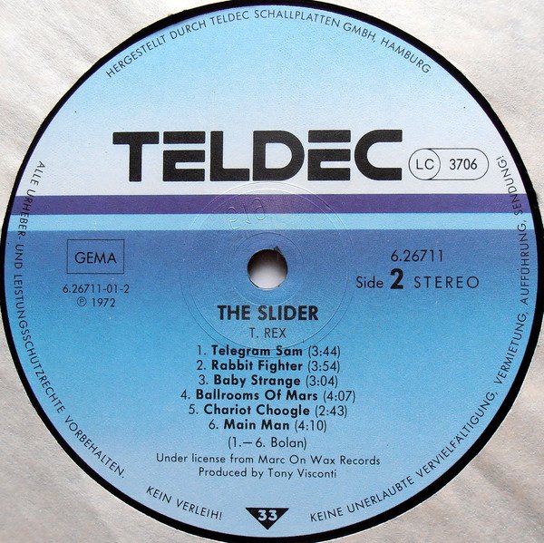 T. Rex - The Slider - Image 4