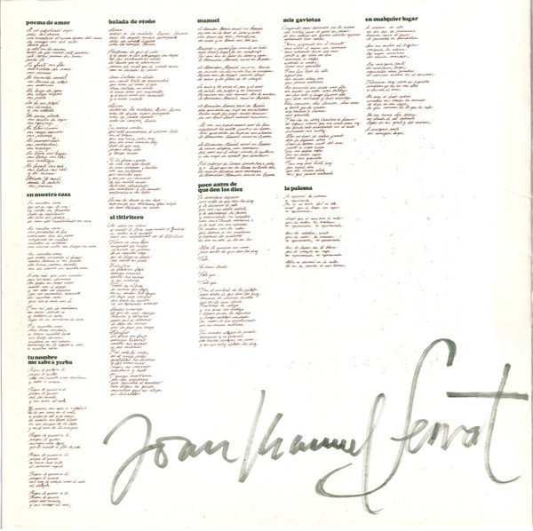 Joan Manuel Serrat - Joan Manuel Serrat - Imagen 2