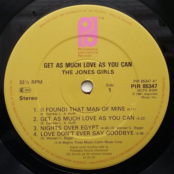 The Jones Girls - Get As Much Love As You Can - Image 3