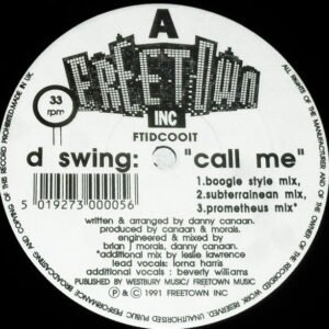 D Swing* - Call Me / Can U