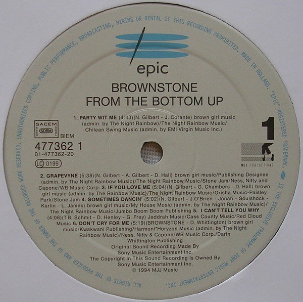 Brownstone - From The Bottom Up - Imagen 3