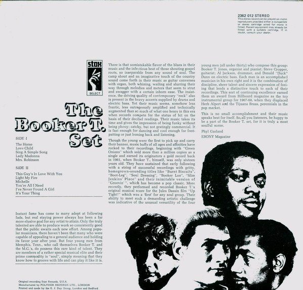 Booker T & The MG's - The Booker T. Set - Image 2