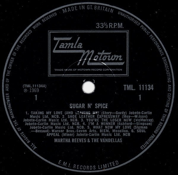 Martha Reeves & The Vandellas - Sugar n' Spice - Imagen 3