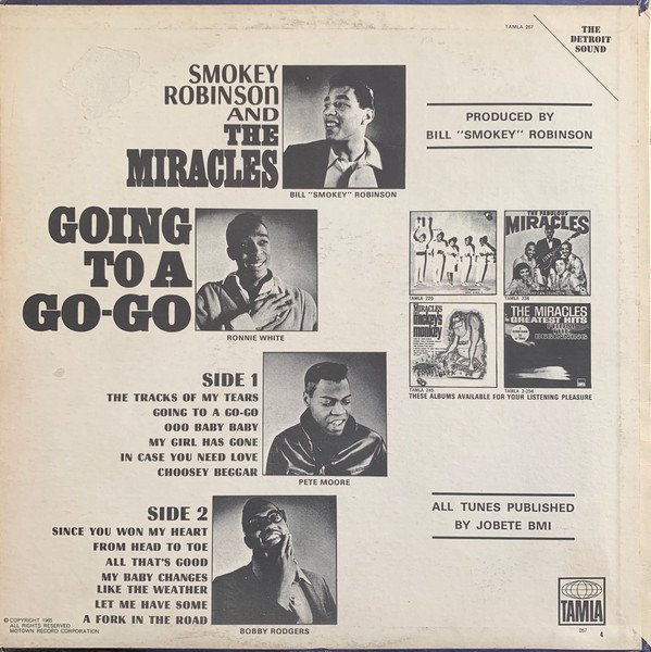 Smokey Robinson And The Miracles* - Going To A Go-Go - Imagen 2