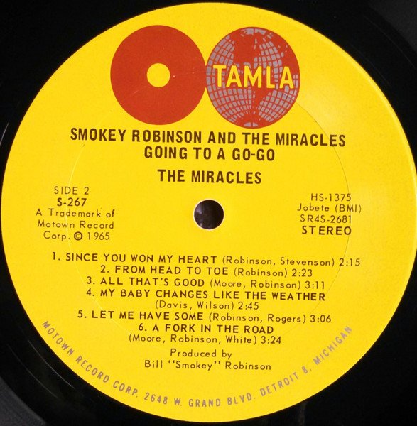 Smokey Robinson And The Miracles* - Going To A Go-Go - Imagen 4