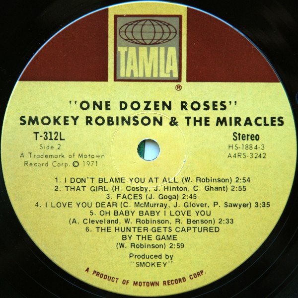 Smokey Robinson & The Miracles* - One Dozen Roses - Imagen 5