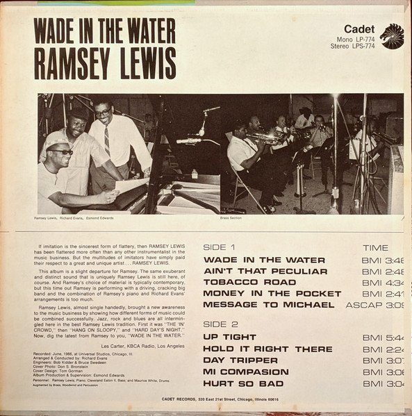 Ramsey Lewis - Wade In The Water - Imagen 2
