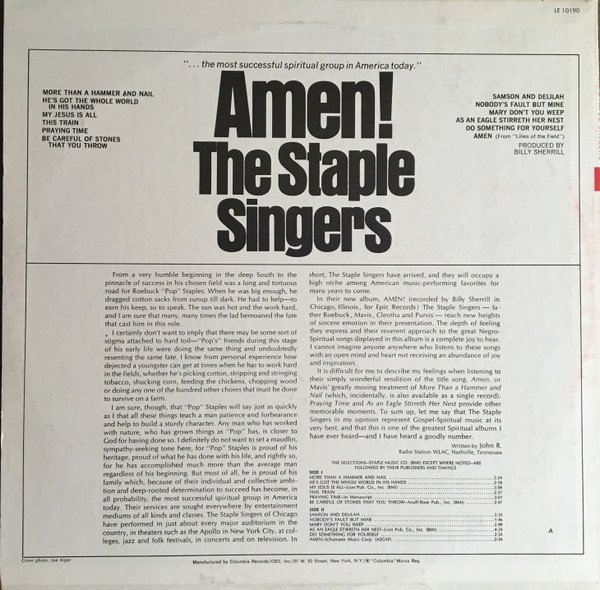 The Staple Singers - Amen! - Image 2