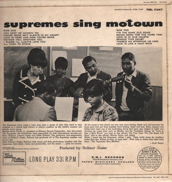 The Supremes - The Supremes Sing Motown - Imagen 2