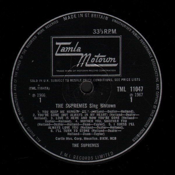 The Supremes - The Supremes Sing Motown - Imagen 3