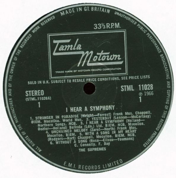 The Supremes - I Hear A Symphony - Image 3