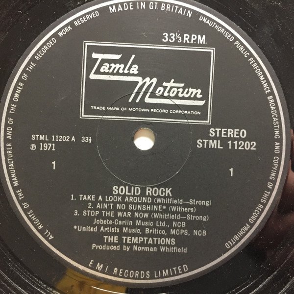 The Temptations - Solid Rock - Imagen 3