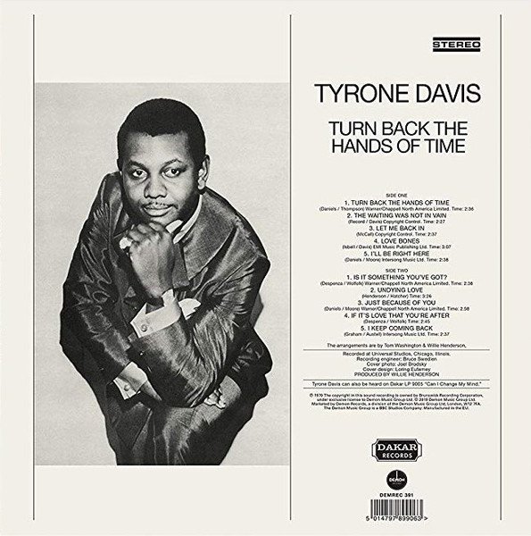 Tyrone Davis - Turn Back The Hands Of Time - Image 2