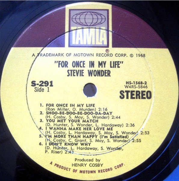 Stevie Wonder - For Once In My Life - Imagen 3